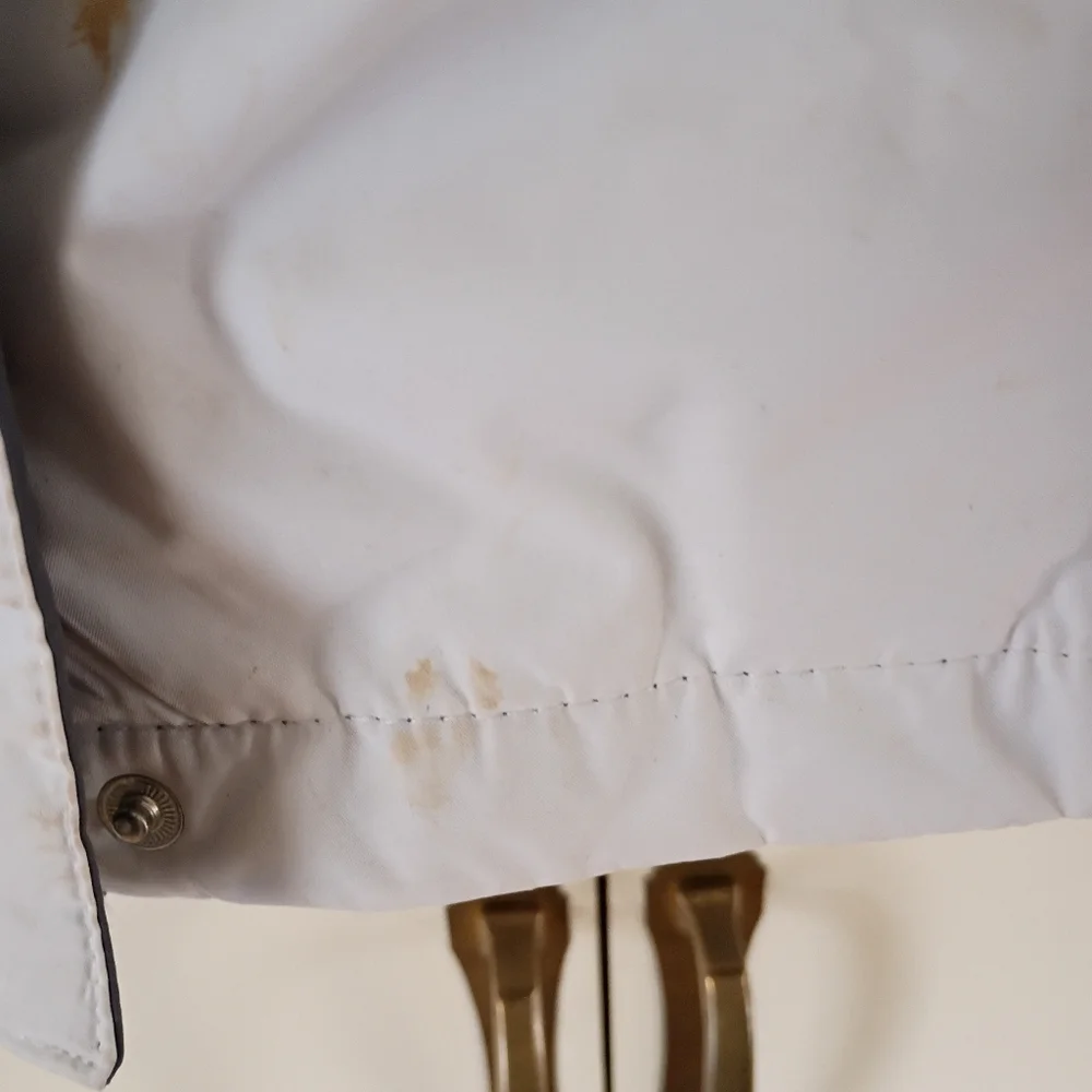 White and Gray Women's Jacket Size L - Picture 7 of 7